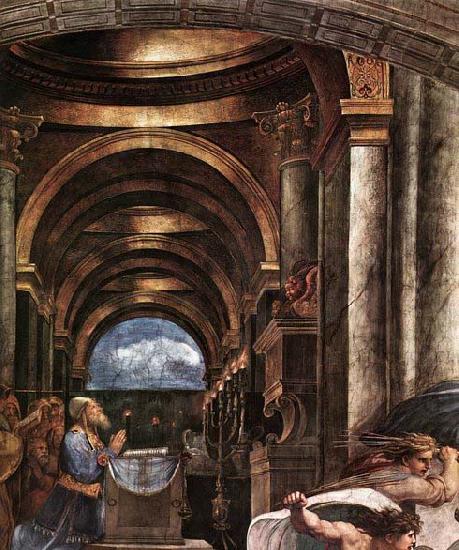 The Expulsion of Heliodorus from the Temple, RAFFAELLO Sanzio